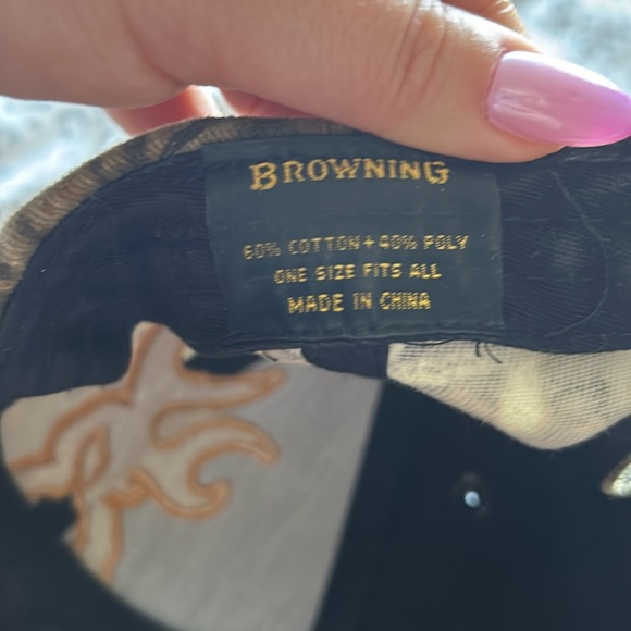 Browning Adjustable Camo Hat - Picture 4 of 5